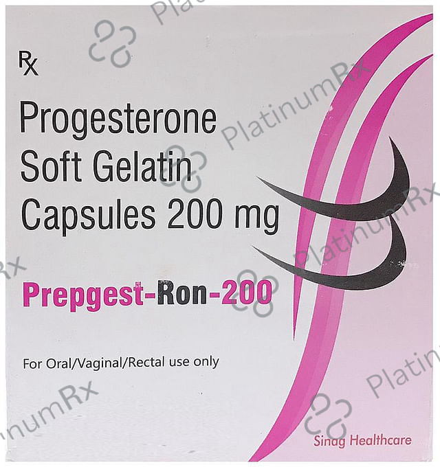 Prepgest-Ron 200 Soft Gelatin Capsule