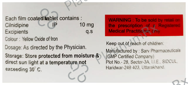Cilapine 10mg Tablet 10s