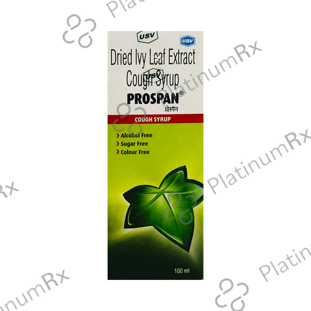Prospan Dried Ivy Leaf Sugar Free Cough Syrup 100ml