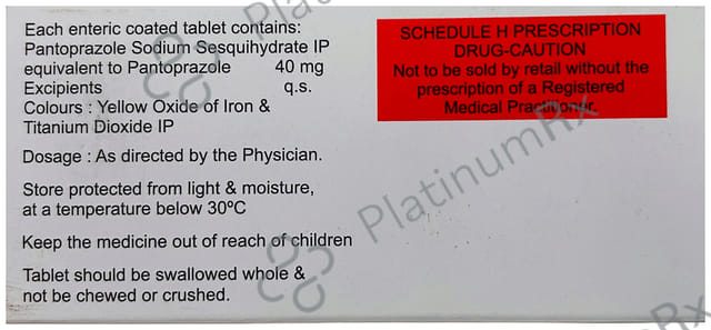 Protochek 40mg Tablet 15s
