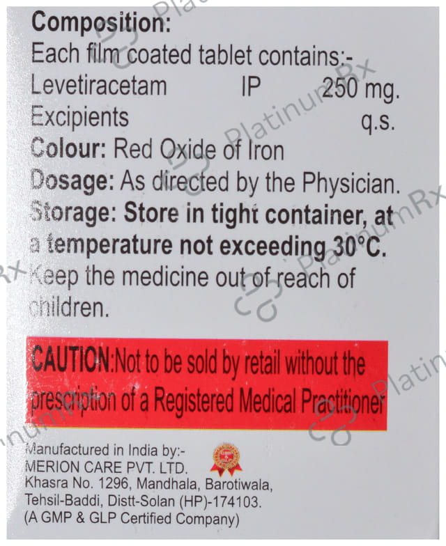 Levirate 250mg Tablet 10s