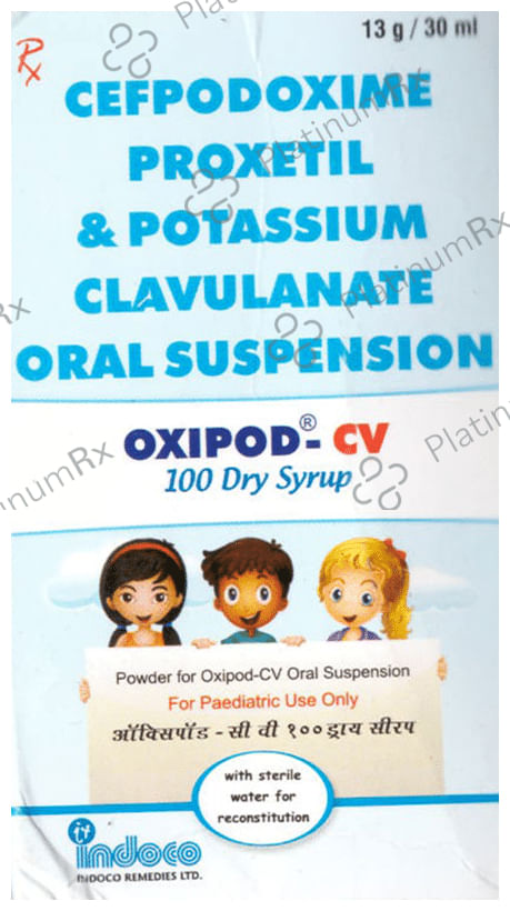 Oxipod CV 100/62.5mg Dry Syrup 30ml