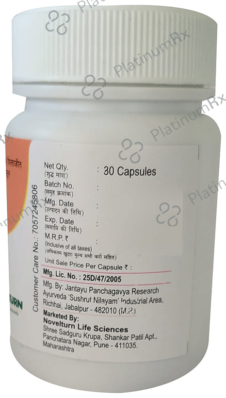 Shilajeet 500mg Capsule 30s