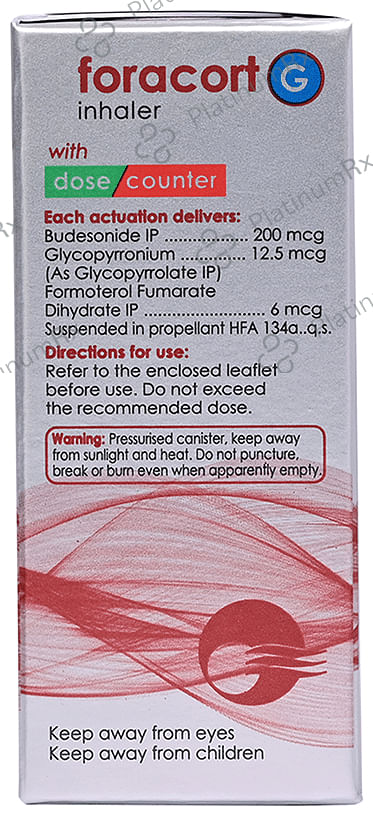 Foracort G 200/6/12.5mcg Inhaler 120MDI