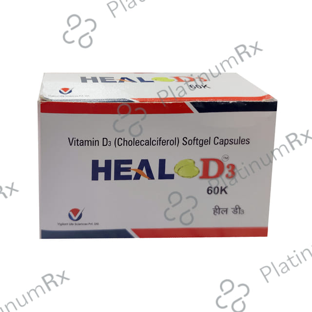 Heal D3 60K Softgel Capsule 4s
