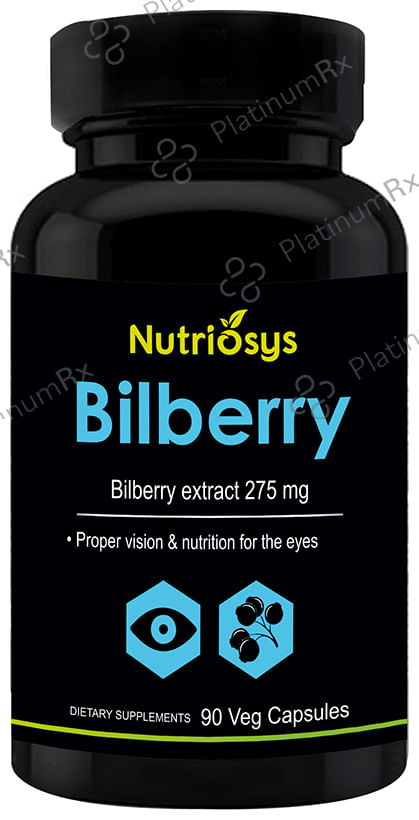Nutriosys Bilberry Veg Capsule