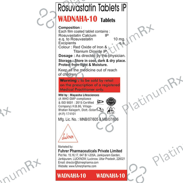 Wadnaha 10mg Tablet 10s