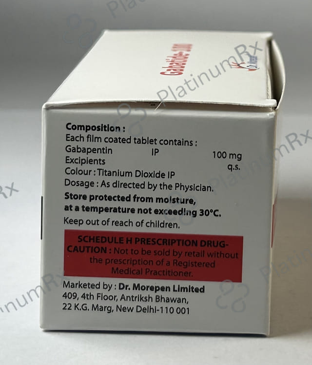 Gabatide 100mg Tablet 10s