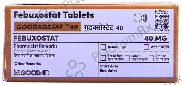 Goodxostat 40mg Tablet 10s