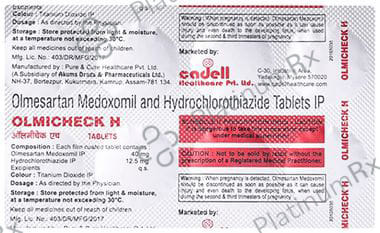 Olmicheck H 12.5/40mg Tablet 10s