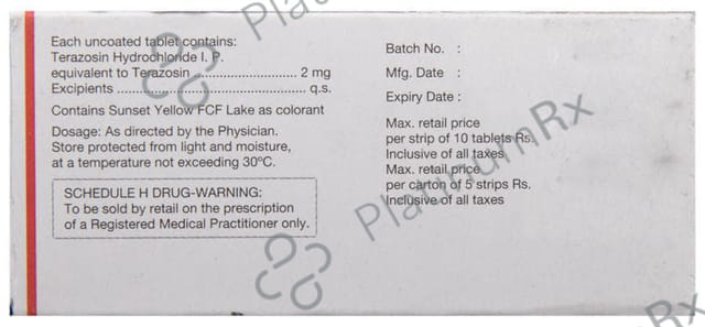 Hytrin 2mg Tablet 10s