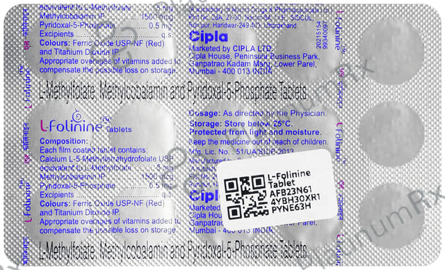 L Folinine Tablet 15s