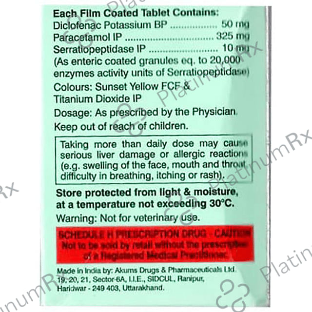 Diclotal Plus SP Tablet 10s