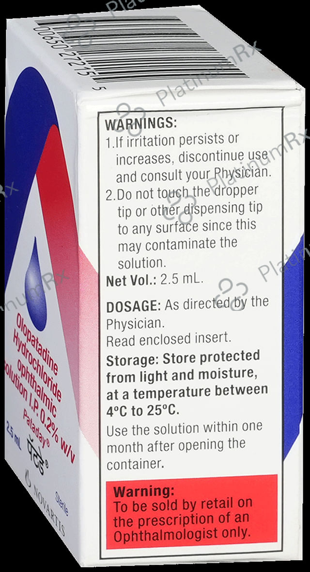 Pataday 0.2% Ophthalmic Solution 2.5ml