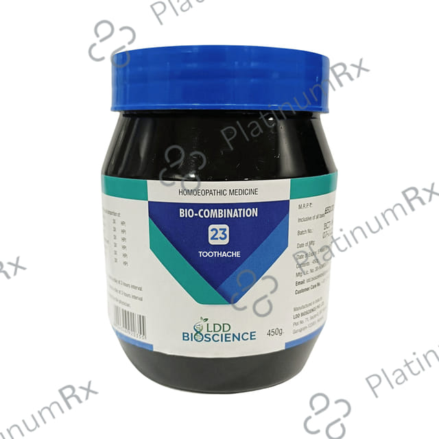 LDD Bioscience Bio-Combination 23 Toothache Tablet 450 gm