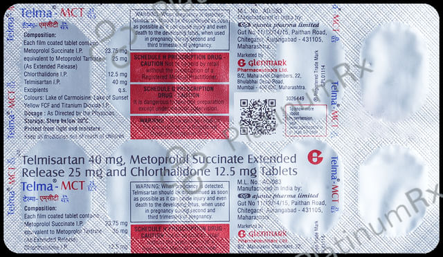 Telma MCT 12.5/25mg Tablet ER 10s