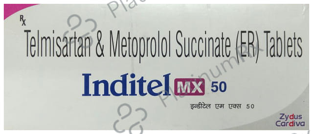 Inditel MX 50/40mg Tablet ER 10s