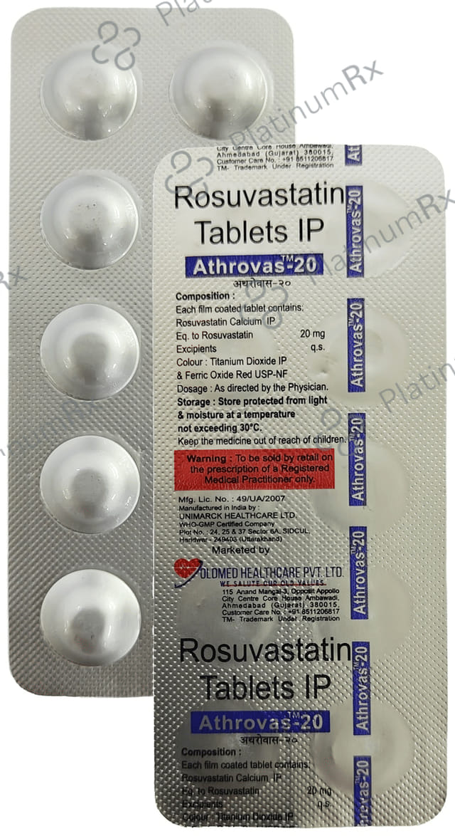 Athrovas 20mg Tablet 10s