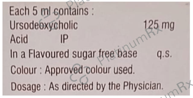 Udcabest 125mg Mix Fruit Oral Suspension 100ml