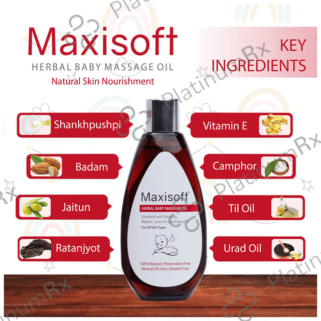 Maxisoft Herbal Baby Massage Oil