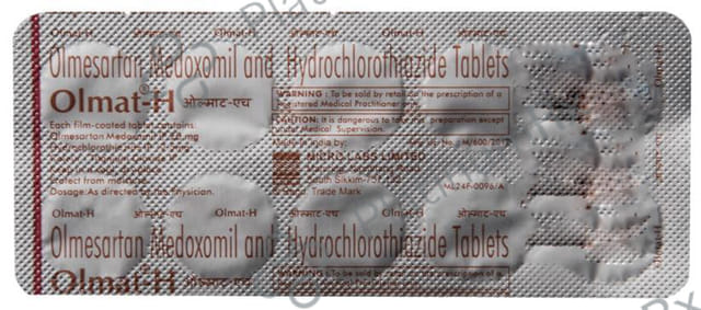 Olmat H 12.5/20mg Tablet 10s