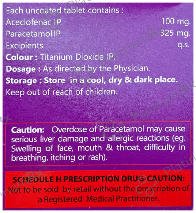 Trivo 100/325mg P Tablet 10s