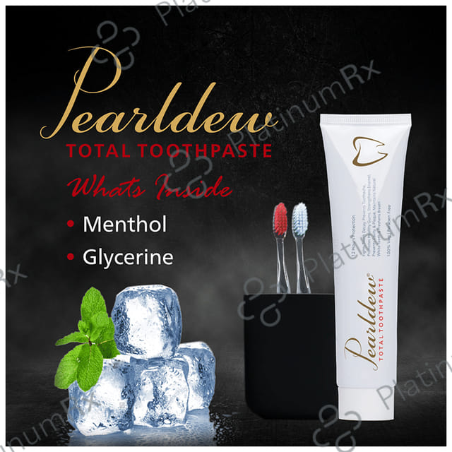 Pearldew Total Toothpaste (100gm Each) 1 Tube
