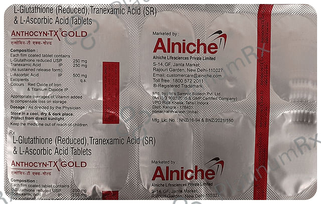 Anthocyn TX Gold Tablet 10s