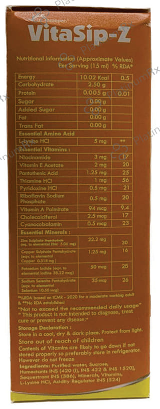 Dr. Morepen Vitasip Z Syrup 100ml