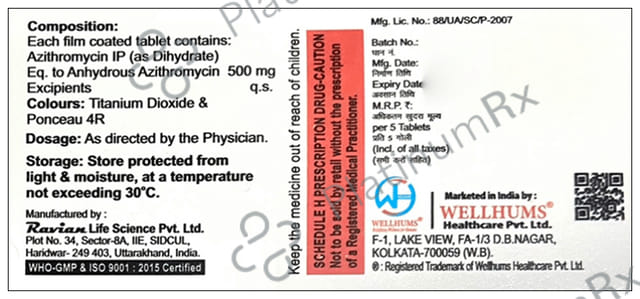 Azithropill 500 Tablet