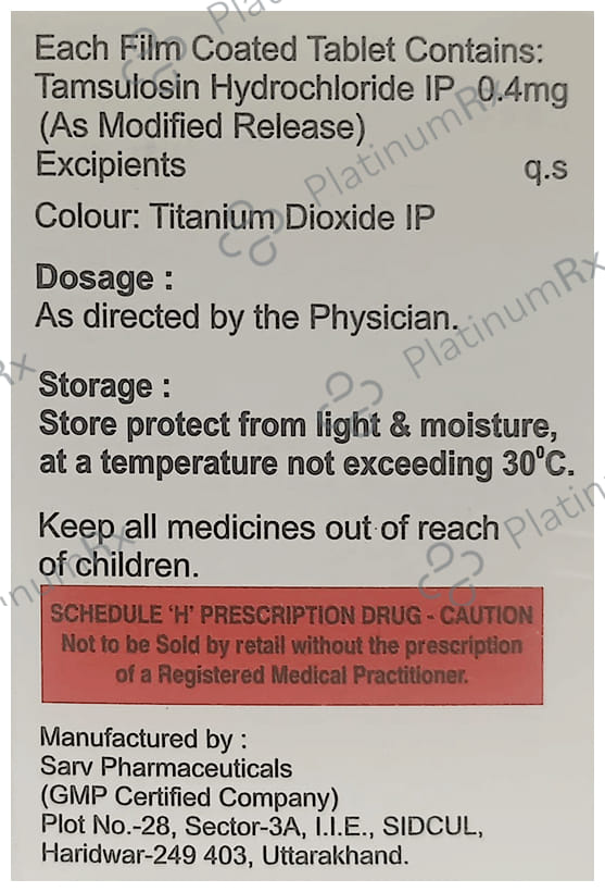 Urise 0.4mg Tablet