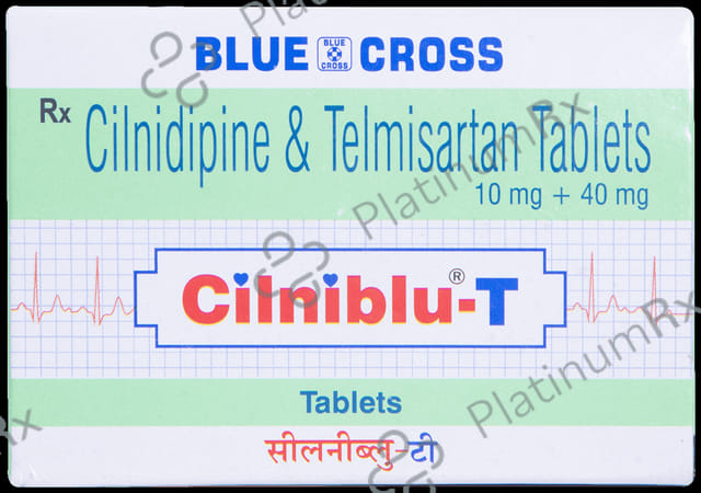 Cilniblu T 10mg/40mg Tablet
