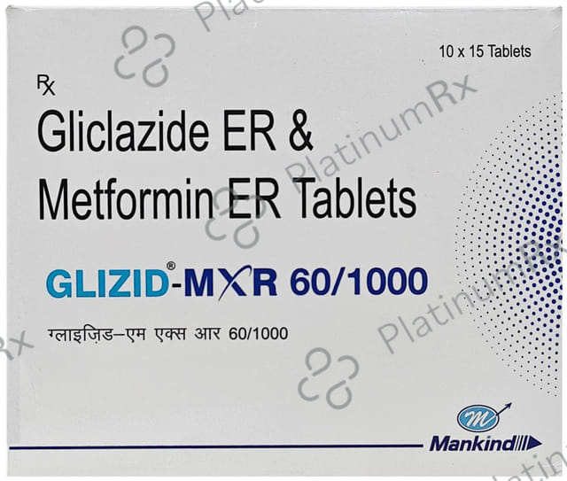Glizid M XR 30/500mg Tablet ER 15s