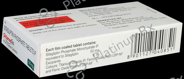 Sitared 50mg Tablet 7s