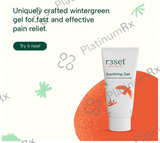 R3SET Instant Pain Relief Nanotech Gel