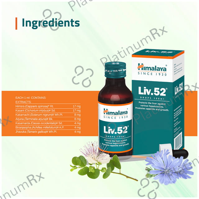 Himalaya Liv 52 Oral Drops 100ml