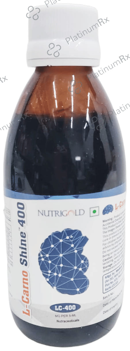 L Carno Shine 400mg Syrup 150ml