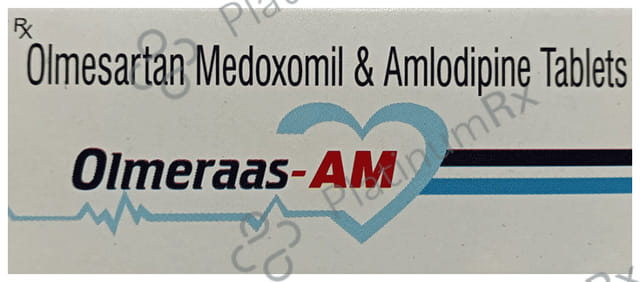 Olmeraas AM 20mg/5mg Tablet