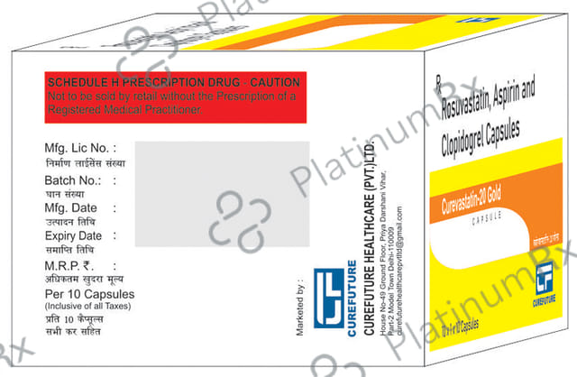 Curevastatin 20 Gold Capsule
