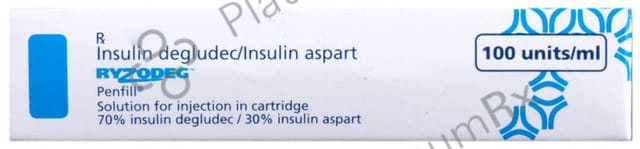 Ryzodeg 2.56/1.05mg (100 IU/ml) (1*3ml Penfill Cartridge / Injection)