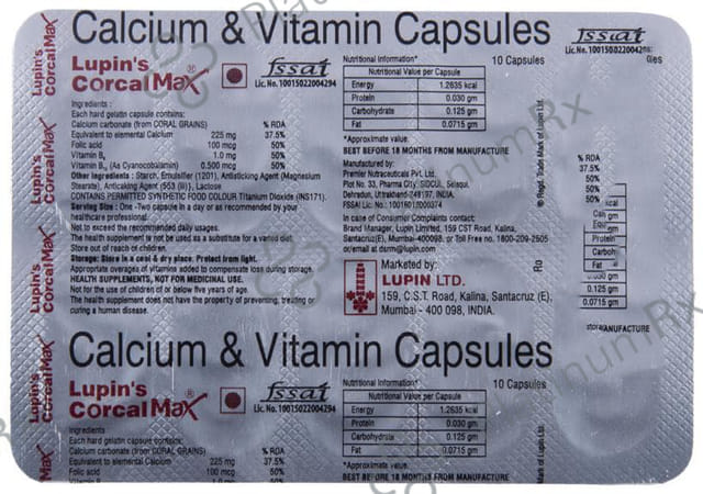 Corcal Max Capsule