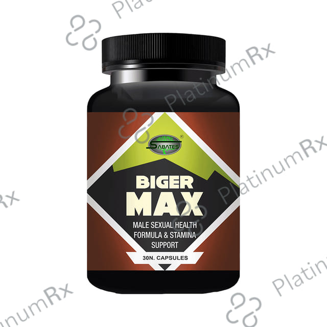Sabates Biger Max Male Sexual Health Formula & Stamina Support Capsule