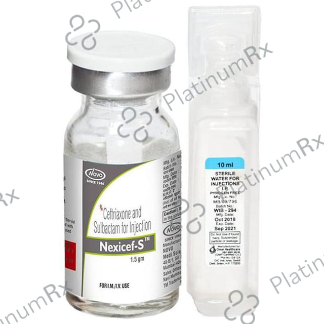 Nexicef-S 1.5gm Injection