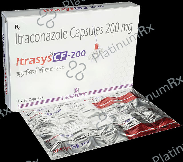 Itrasys CF 200mg Capsule 10s