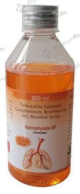 Namiphylate-SF Syrup Sugar Free 200 Syrup