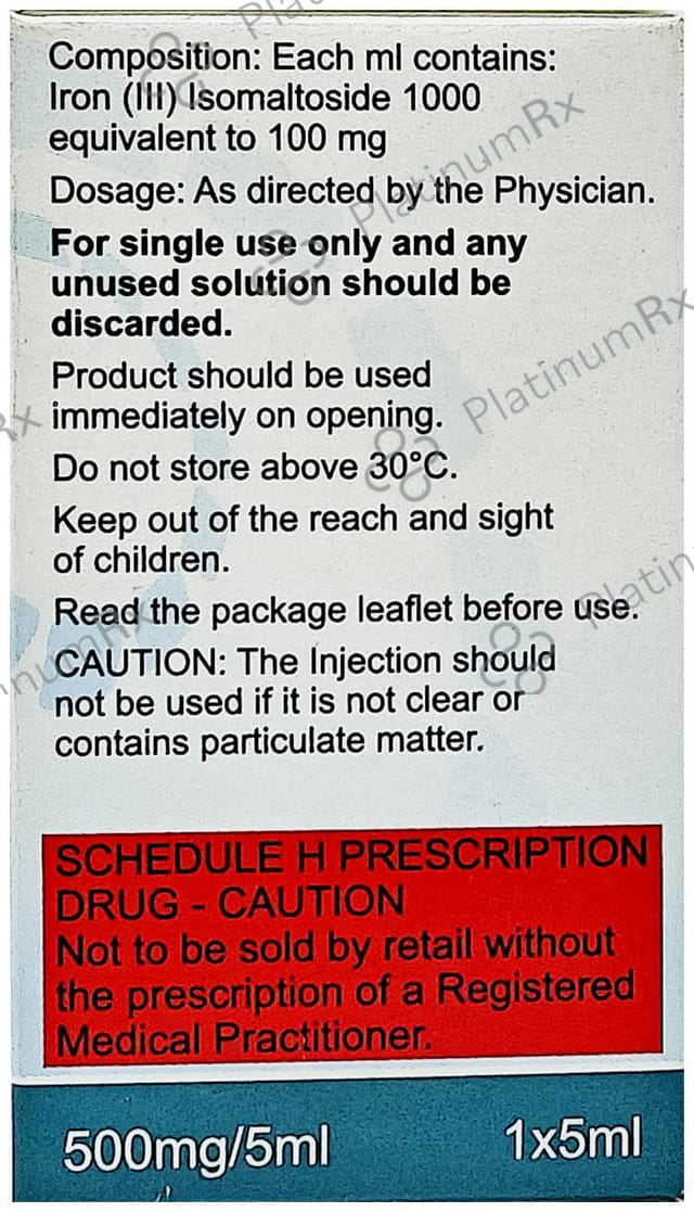 Monoferric 500mg/5ml Injection