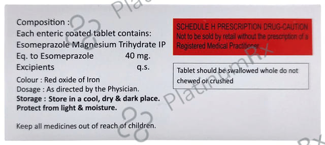 Esovax 40mg Tablet