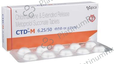 CTD M 6.25/50mg Tablet ER 10s