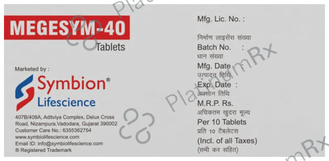 Megesym 40 Tablet