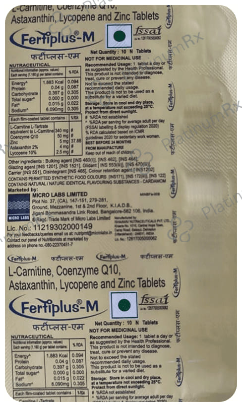 Ferti Plus M Tablet 10s